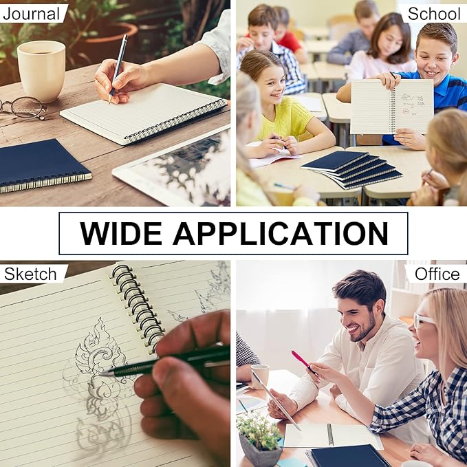 Yahenda 36 Pcs Spiral Notebook Bulk A5 Journal Lined 8.3'' x 5.5'' Writing - Image 5