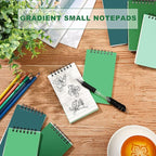 Tenceur 8 Pcs Pocket Notebook Bulk Small 3x5 Inch Spiral Notepads Mini Top - Image 3