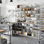 Regal Altair 14" Deep x 72" Wide x 86" Height Wire Shelving Kit | 10-Tier | NSF - Image 7
