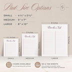 Personalized Notepads with Checkboxes, Personalized To Do Notepad, Personalized - Image 4