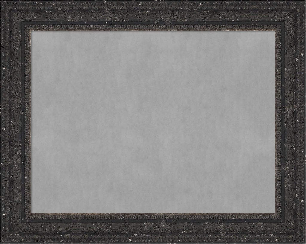 Amanti Art Black Framed Magnetic Board 23x29 Medium Vision Board