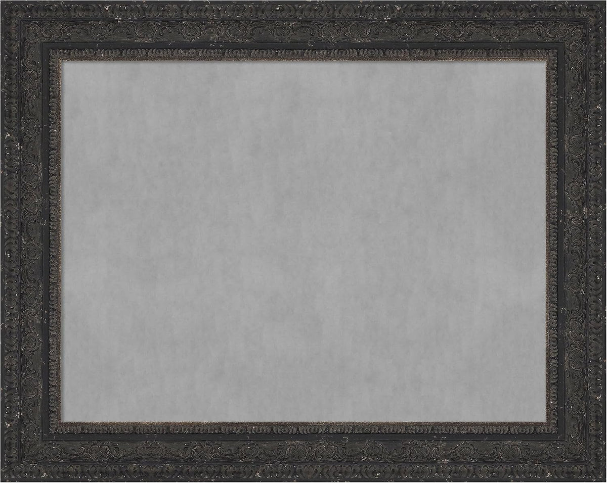 Amanti Art Black Framed Magnetic Board 23x29 Medium Vision Board