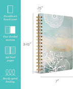 Compendium Spiral Notebook – Live Slow, Love True, Grow Free. – A Designer - Image 2