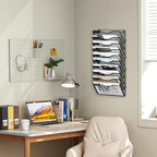 EasyPAG Wall File Organizer for Office 10 Pocket Mesh Wall Mounted Paper - Image 7