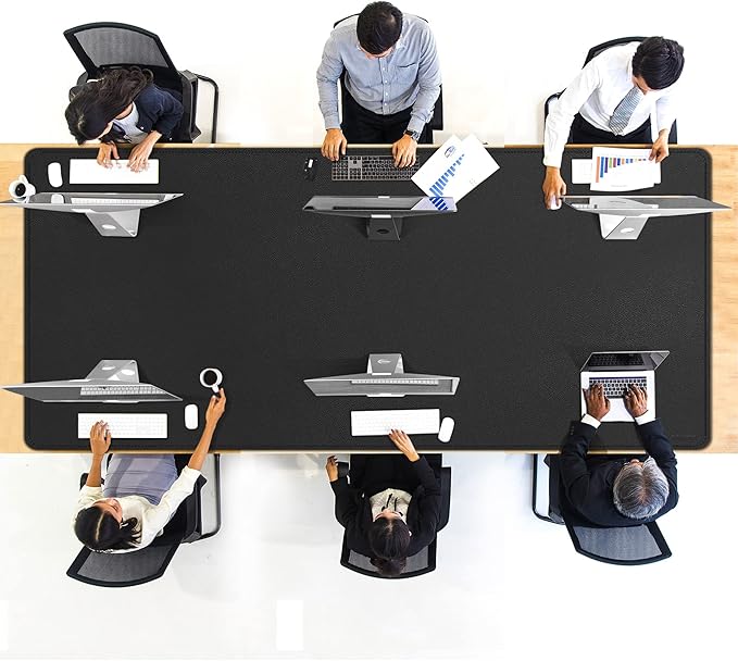 CENNBIE MAX200 78.7" x 39.4" Leather Desk Mat Protector, Extra Large Leather - Image 5