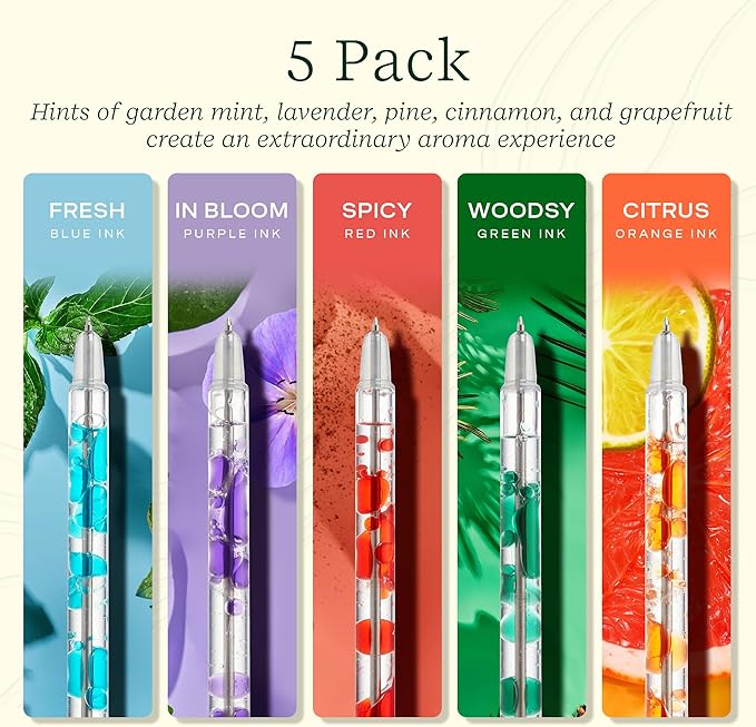 Lifelines Scented Lava Gel Pen Set - Image 4