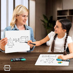 Scribbledo White Board Dry Erase Board 11" x14” Mini Double Sided Personal - Image 3