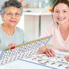 6 Pcs Communication Boards for Non Verbal Adults 11.81 x 8.27'' Colorful - Image 7