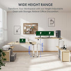 FLEXISPOT 63'' L Shaped Reversible Standing Desk - Image 5