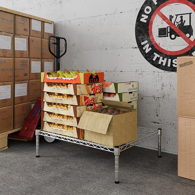 Regal Altair 24" Deep x 30" Wide x 8" Height Wire Shelving Kit | 1-Tier | NSF - Image 5
