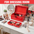 workpro 10.8" mini metal tool box with removable, package contents