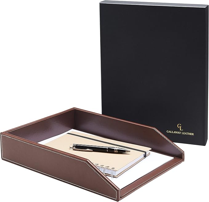 Gallaway Leather Letter Desk Organizer - Image 7