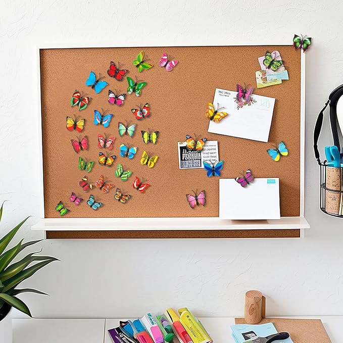 50Packs Decorative Push Pins for Cork Board Butterfly Push Pins for Board - Image 7