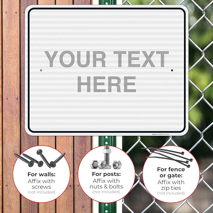 Custom Sign, Personalized Metal Signs, Customize - Image 4