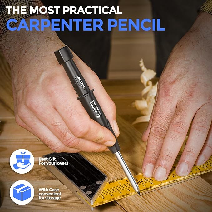 Nicpro 5 Pack CP3000 Carpenter Pencils - Image 6