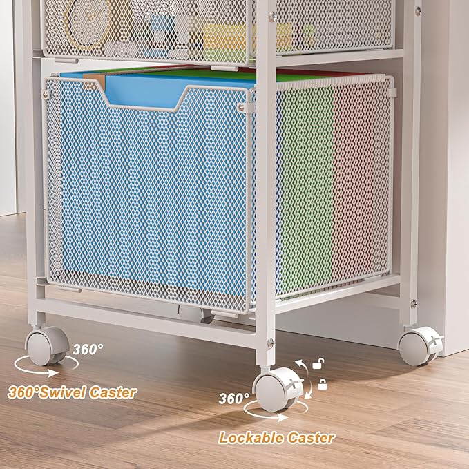 Feyejade Rolling File Cart - Image 6