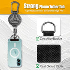 KAHETA 2 Pack Retractable Keychain Heavy Duty Carabiner Badge Holder Clip - Image 6