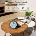 SECRUI Indoor Digital Hygrometer 3 Pack Room Thermometer and Humidity Gauge LCD - Image 3