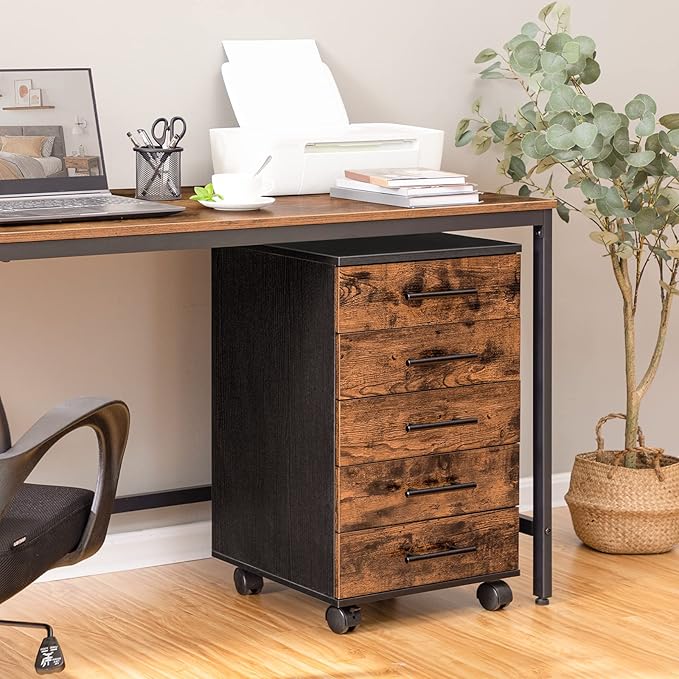 HOOBRO 5-Drawer File Cabinet, Office Filing Cabinet - Image 8