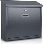 xydled Mail Boxes with Key Lock, Locking Mailbox Wall Mounted, Large Capacity by xydled