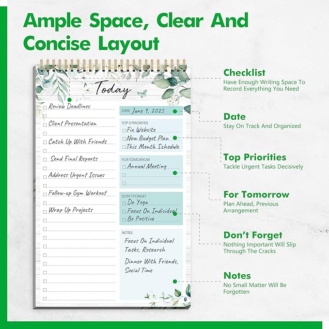 To Do List Notepad, Daily Planner Notebook - Image 2