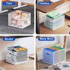 Samstar Hanging File Organizer, Mesh File Folder Organizer Crate Cabinet - Image 6