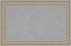 Amanti Art Silver Framed Magnetic Board 31x47 Large Vision Board by AmantiArt