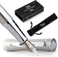 Wordsworth & Black Fountain Pen Set, Medium Nib, Includes 24 Pack Ink Cartridges by WordsworthBlack