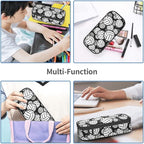 HKHEHOP Volleyball Ball Pattern Pencil Case Big Capacity Storage Pencil Pouch - Image 8