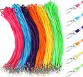 Patelai 120 Pcs Lanyards for ID Badges Neck Lanyard Bulk by Patelai