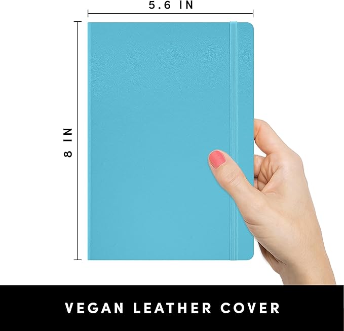 PAPERAGE Lined Journal Notebook, 252 Pages, Medium 5.6 in x 8 in - Image 2
