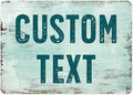 Custom Sign, Custom Street Sign, 11 Font Colors, 13 Font Styles, 4 Hole Options by MySignCenter