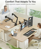 monTEK Dual Monitor Arm, Mechanical Spring Monitor Arm - Image 7