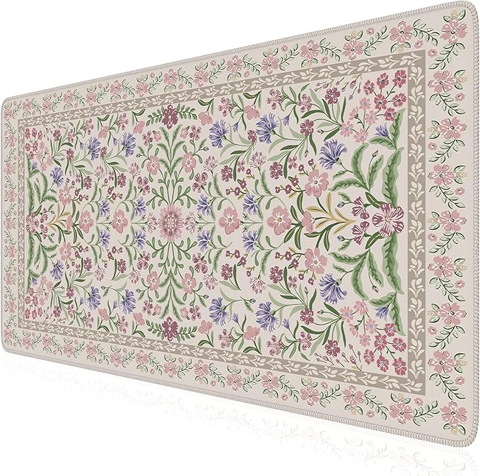 iCasso Desk Mat for Keyboard and Mouse, Large Mouse Pad, Desk Pad Mat, by iCasso