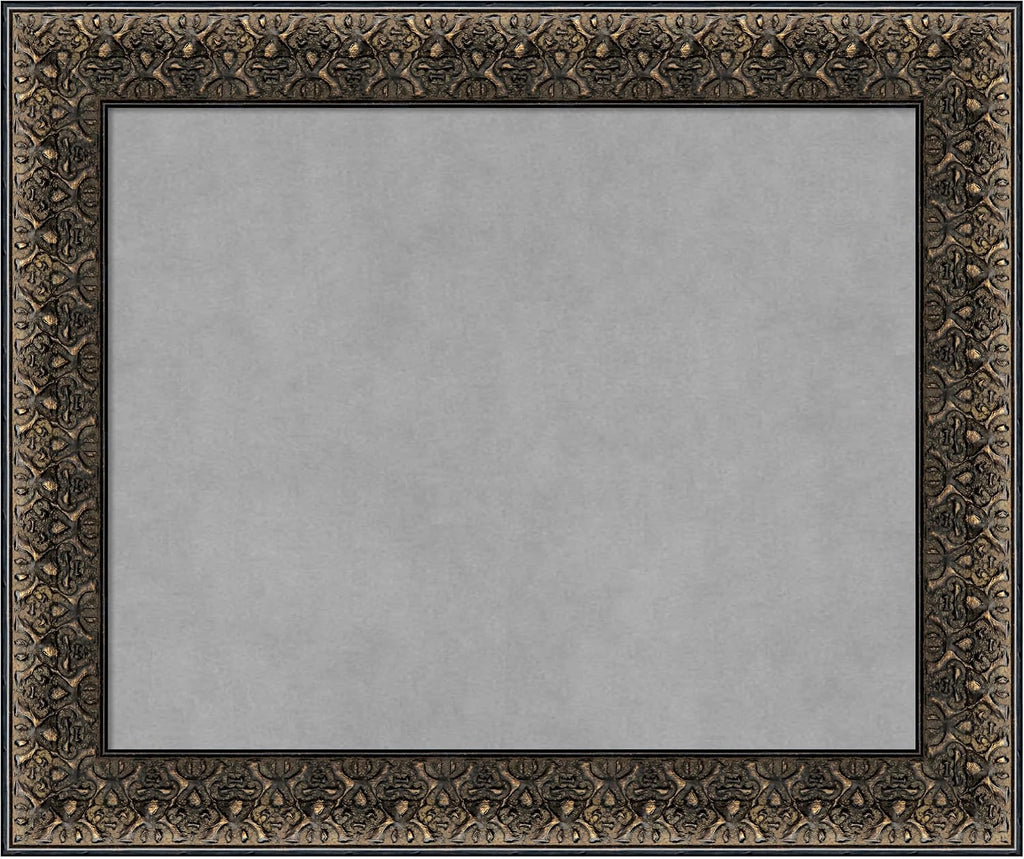 Amanti Art Black Framed Magnetic Board 21x25 Small Vision Board