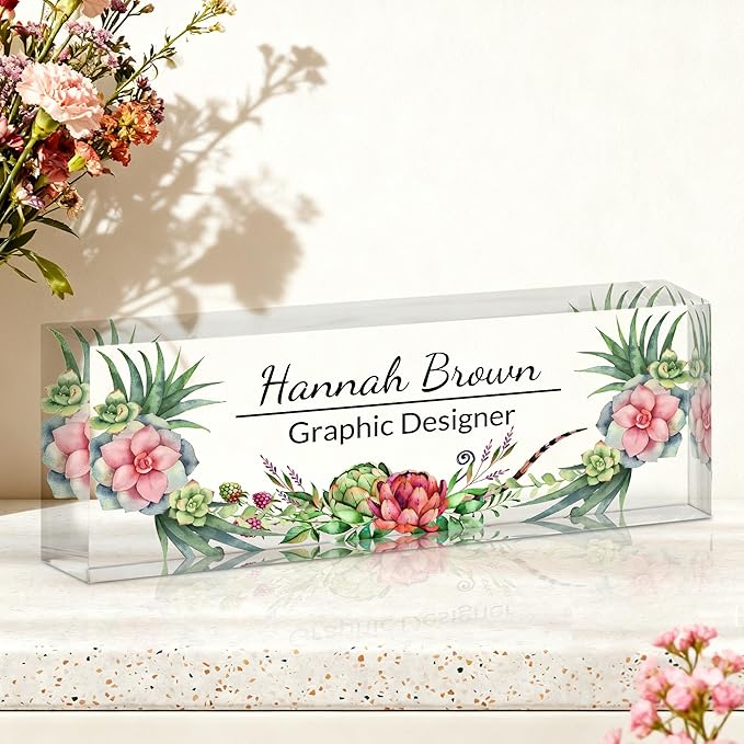 Ship Next Day-Custom Name Plate by Unknown