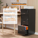 VINGLI 3 Drawer File Cabinet - Image 5