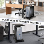 Bfttlity PC Stand Computer Tower Stand 2-Tier Metal CPU Holder - Image 4
