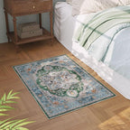 Rugcomf Vintage Medallion Rugs for Entryway 2'x3' - Image 4