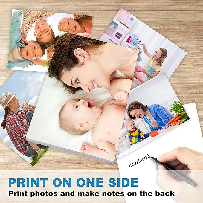 ESHANG Glossy Inkjet Photo Paper 100 Sheets 8.5x11 Inches 48lb Professional - Image 4