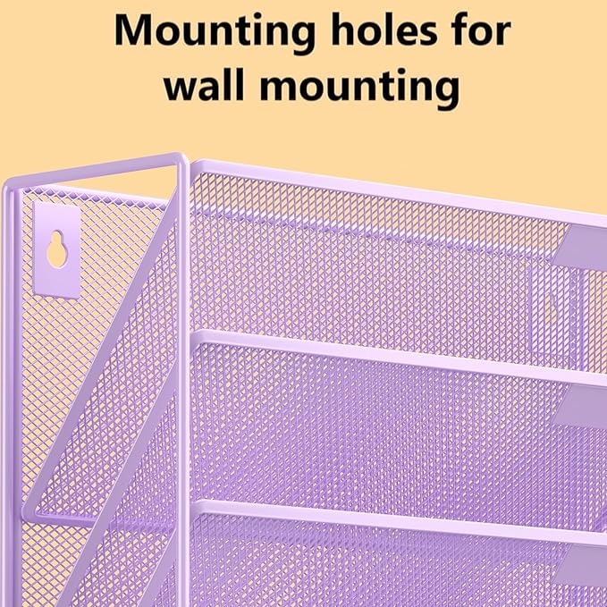 Kuntine.B 6-Tier Wall File Organizer Hanging File Organizer Cubicle Organizer - Image 4