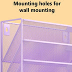 Kuntine.B 6-Tier Wall File Organizer Hanging File Organizer Cubicle Organizer - Image 4