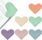 Leather Heart Bookmarks by Winjeto