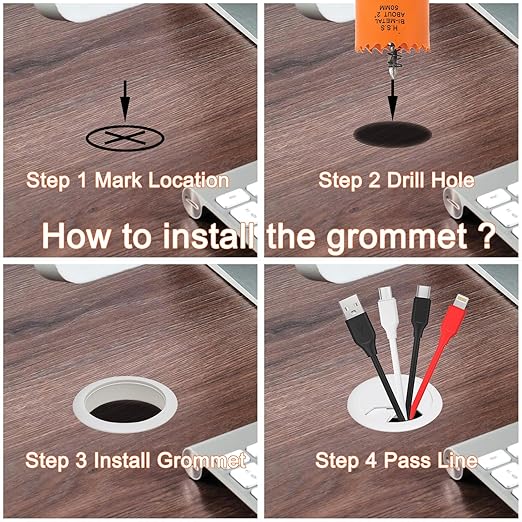 VIKITON Desk Grommet 2 inch - Image 4
