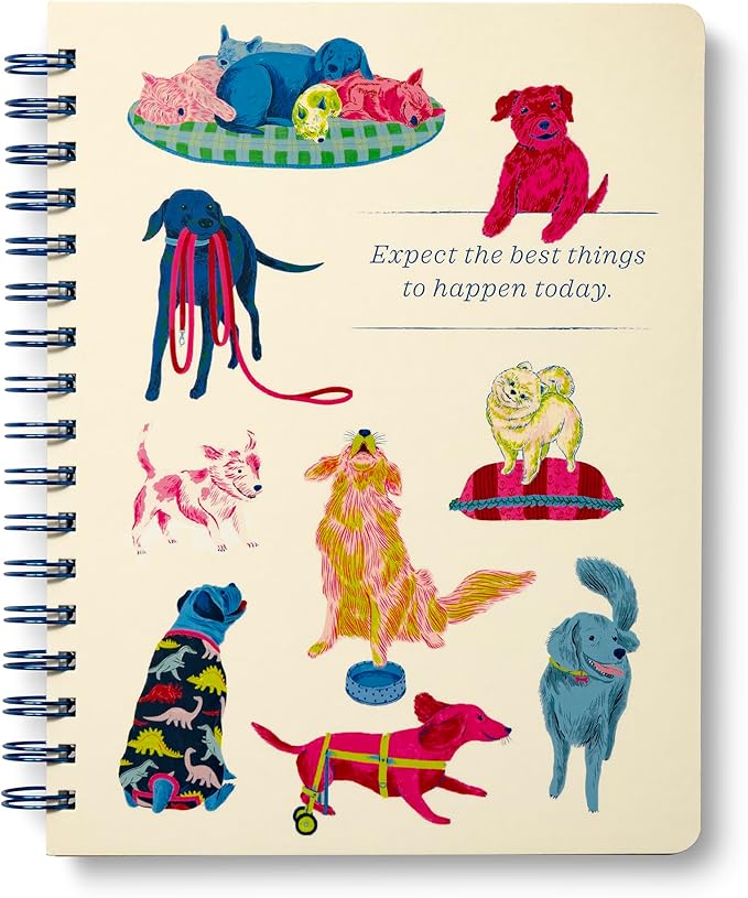 Compendium Spiral Notebook – Expect the Best Things to Happen Today – A by Compendium
