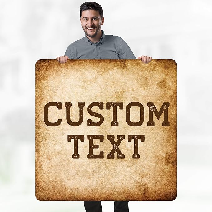 Custom Sign, Custom Street Sign, 11 Font Colors, 13 Font Styles, 4 Hole Options - Image 2