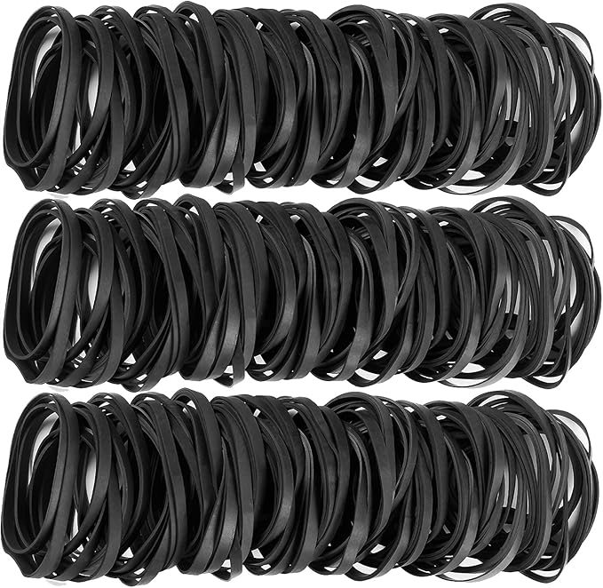AMUU Rubber Bands Black Size #64 About 0.5 lb 110 Pcs Tactical Rubber Bands - Image 4