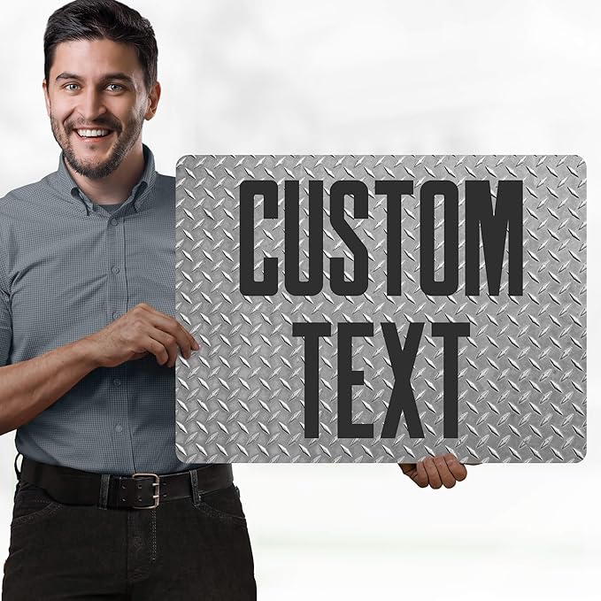 Custom Sign, Custom Street Sign, 11 Font Colors, 13 Font Styles, 4 Hole Options - Image 2