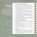 Clever Fox Password Book Spiral – Internet Address & Password Organizer - Image 5