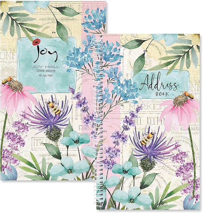 Current Wildflower Sanctuary Address Book-94 Pages;Small 5" x 8-1/2" Size - Image 4